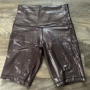 Lululemon Athletica metalic align biker short